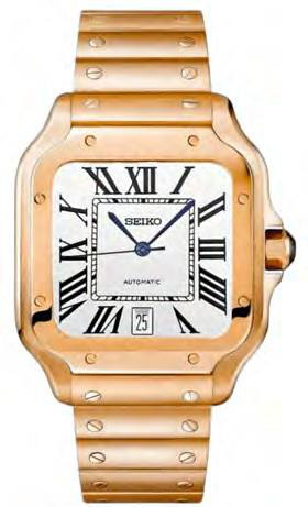 SEIKO Santos Mod Rose Gold — iTrade-00101
