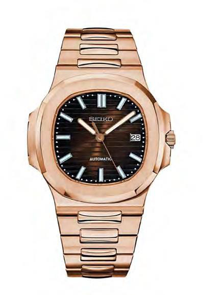 Seiko Nautilus Mod Rose Gold Chocolate — iTrade-00206