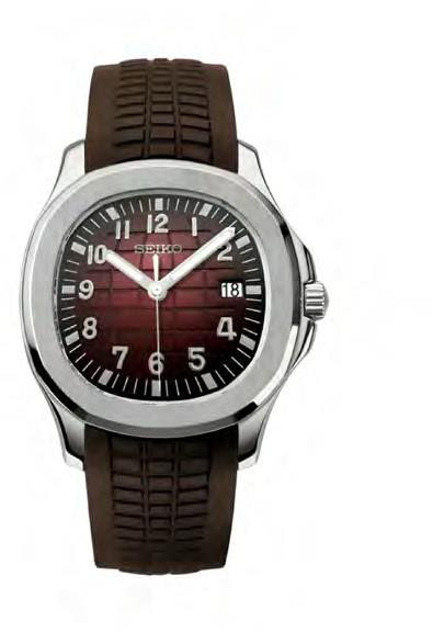Seiko Aquanaut Mod Silver Brown — iTrade-00405
