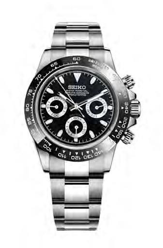 DAYTONA SEIKO MOD Panda Platinum — iTrade-00502