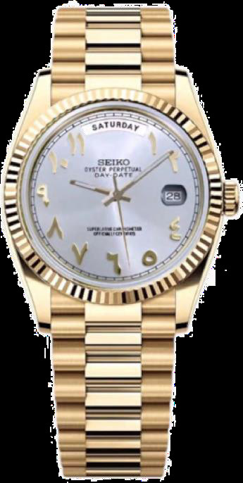 Seiko Day-Date Style Gold | Arabic — iTrade-00609