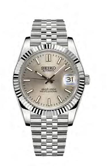 SEIKO MOD DATEJUST CHAMPAGNE — iTrade-00703