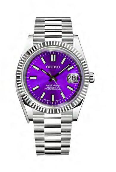 Seiko DateJust Mod Violet Purple — iTrade-00705