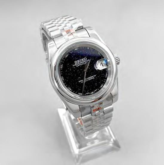 SEIKO MOD DATEJUST | (Galaxy Black — iTrade-00729