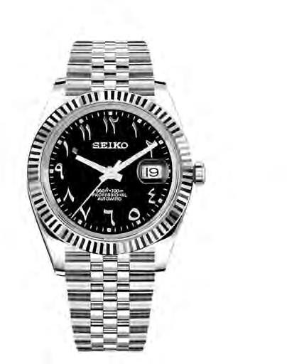 Seiko Mod Datejust Black Arabic — iTrade-00805
