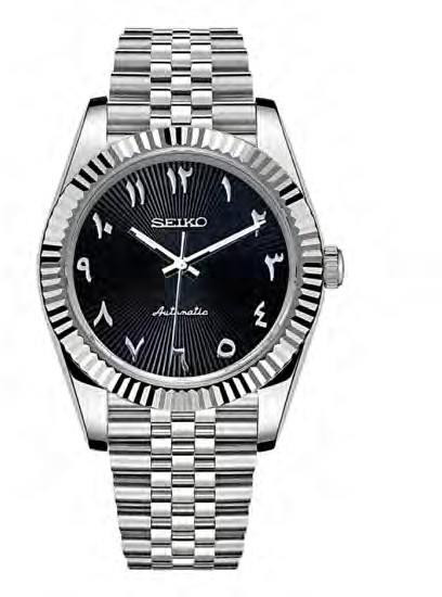 Seiko Mod Datejust Black Textured — iTrade-00806