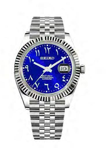 Seiko Mod Datejust Blue — iTrade-00807