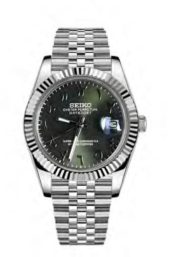 Seiko Mod Datejust Olive — iTrade-00811