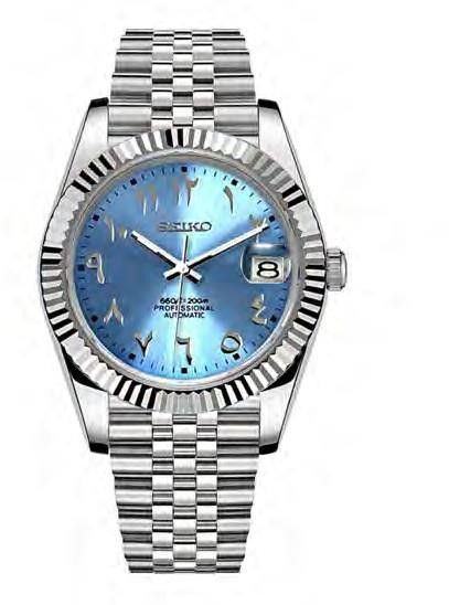 Seiko Mod Datejust Baby Blue — iTrade-00815