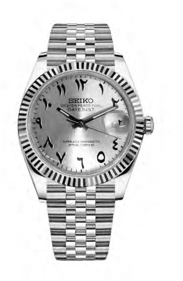 Seiko Mod Datejust White — iTrade-00817