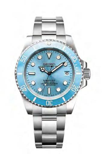 Seiko Mod Submariner Baby Blue — iTrade-01101