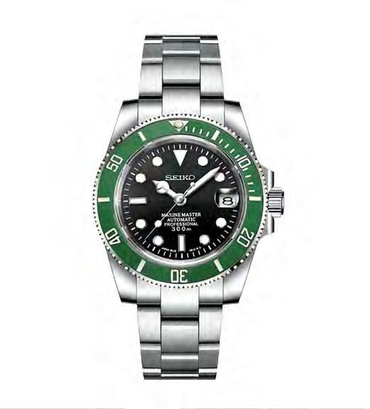Seiko Mod Submariner Kermit — iTrade-01106
