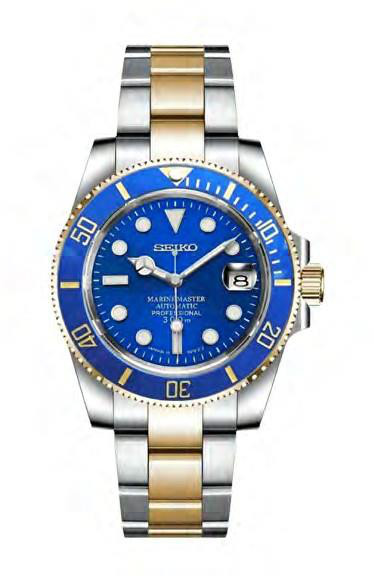 Seiko Mod Submariner Twotone Blue — iTrade-01109