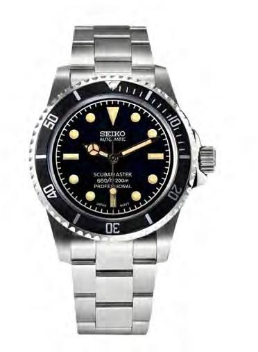 Seiko Mod Submariner Vintage Black — iTrade-01111