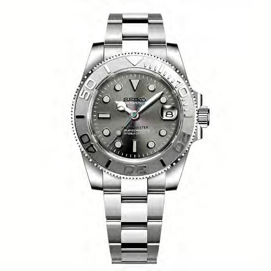 Seiko Mod Yacht Master Grey — iTrade-01304