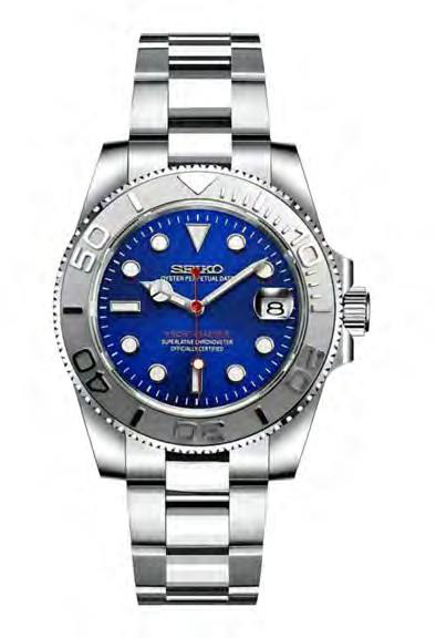 Seiko Mod Yacht Master Blue — iTrade-01305