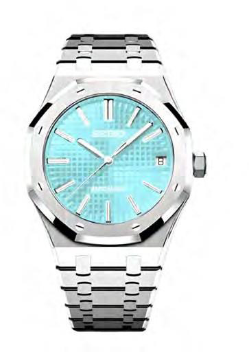 Seiko Mod Royal Oak Light Blue — iTrade-01405