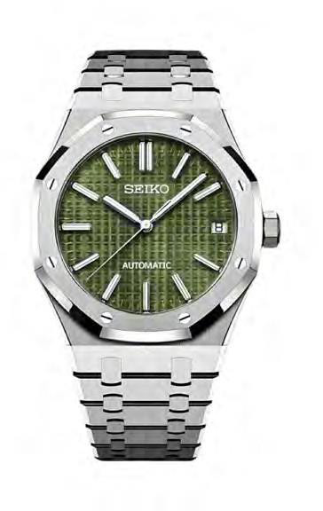 Seiko Mod Royal Oak Olive Green — iTrade-01407