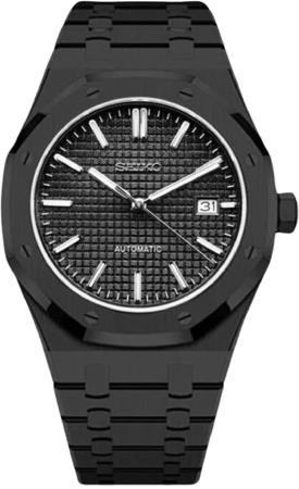 Seiko Mod Royal Oak Black Classic — iTrade-01409