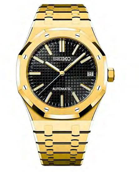 Seiko Mod Royal Oak Gold — iTrade-01411