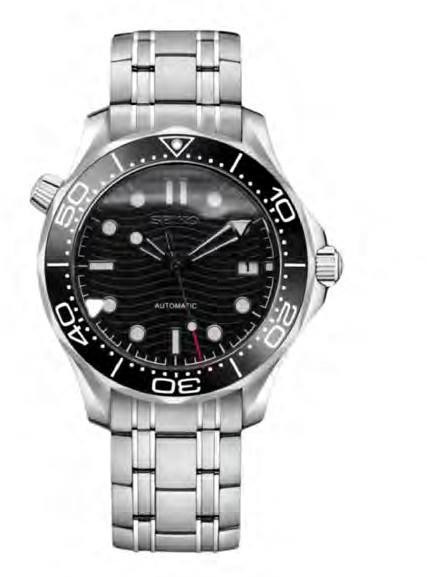 Seiko Seamaster Black — iTrade-01907