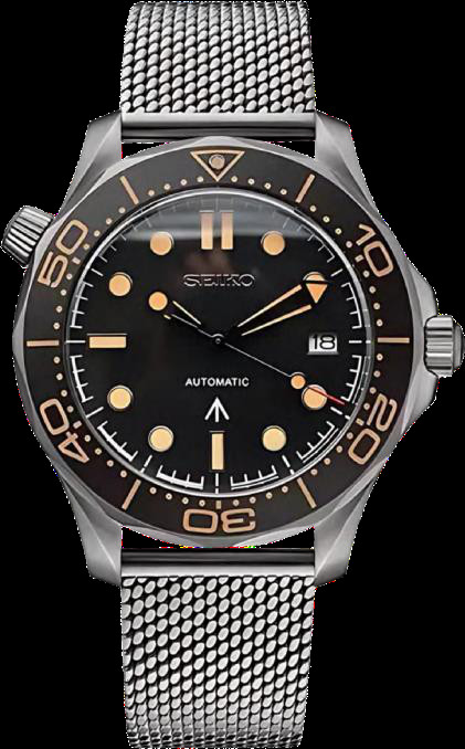 Seiko Seamaster Black&Orange — iTrade-01909