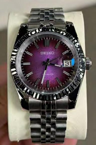 Datejust Custom Purple Dial — iTrade-01915