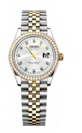 Seiko Mod | White Gold Diamond — iTrade-02003